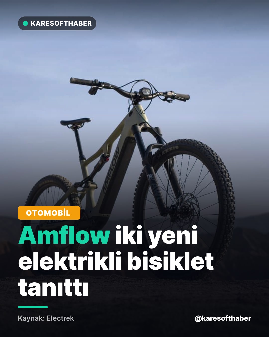 Amflow iki yeni elektrikli bisiklet tanıttı
