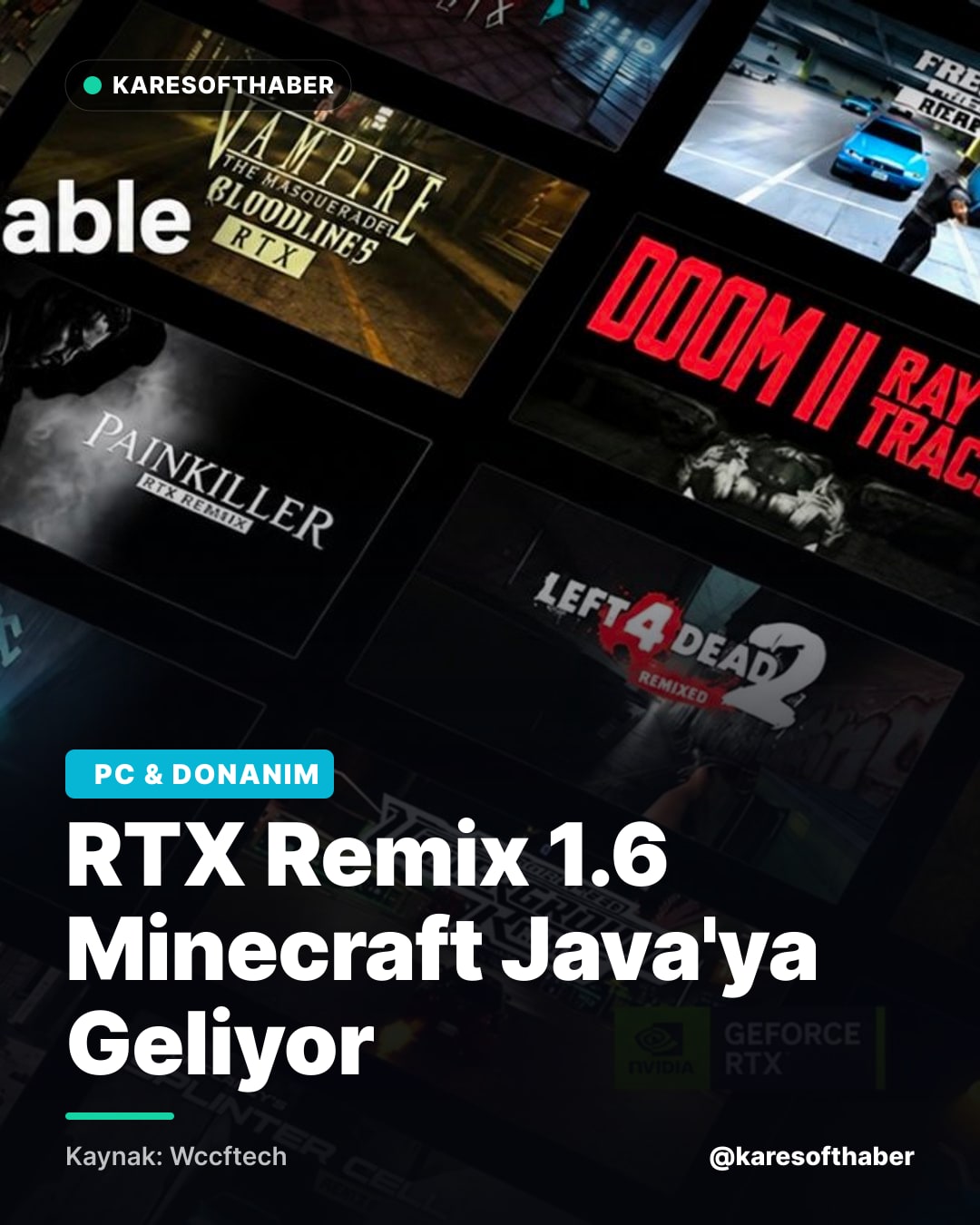 RTX Remix 1.6 Minecraft Java'ya Geliyor