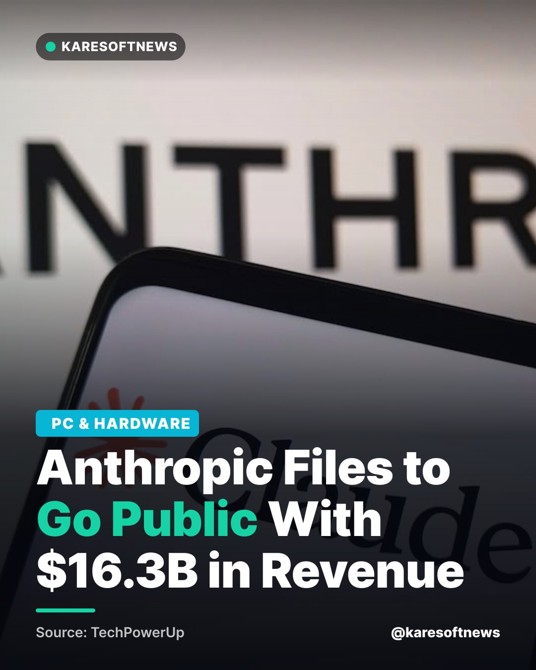 Anthropic Files to Go Public With $16.3B in Revenue