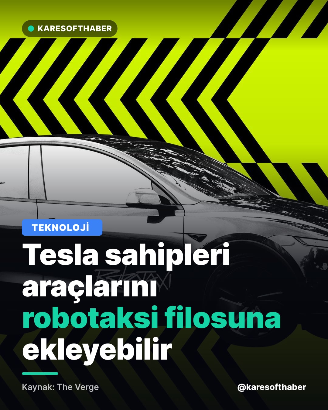 Tesla sahipleri araçlarını robotaksi filosuna ekleyebilir