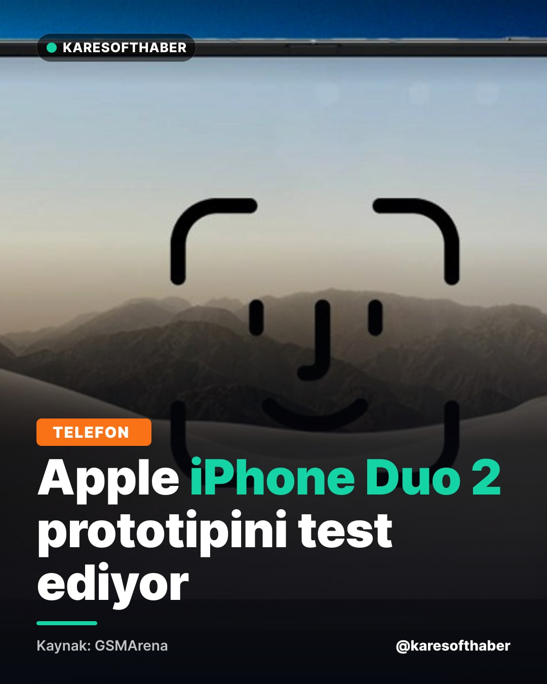 Apple iPhone Duo 2 prototipini test ediyor