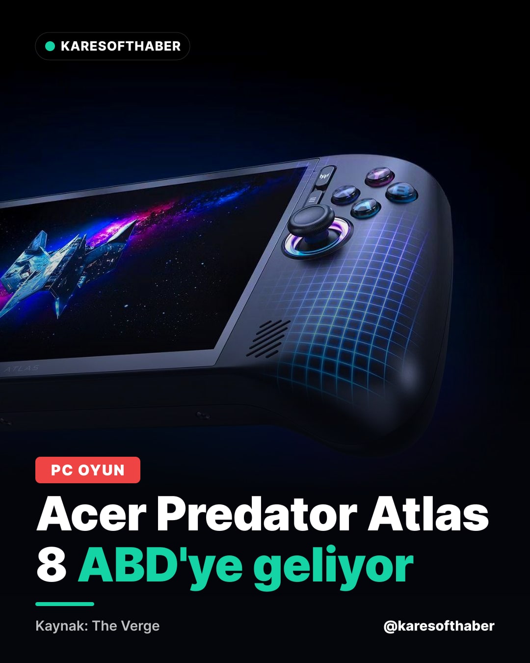 Acer Predator Atlas 8 ABD'ye geliyor
