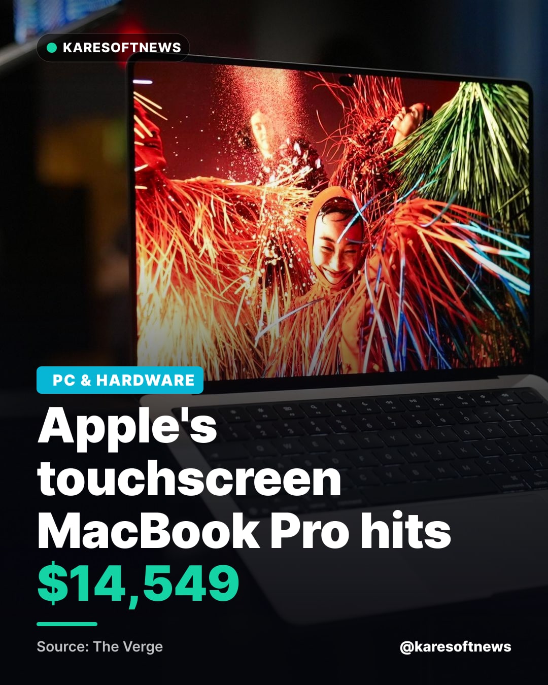 Apple's touchscreen MacBook Pro hits $14,549