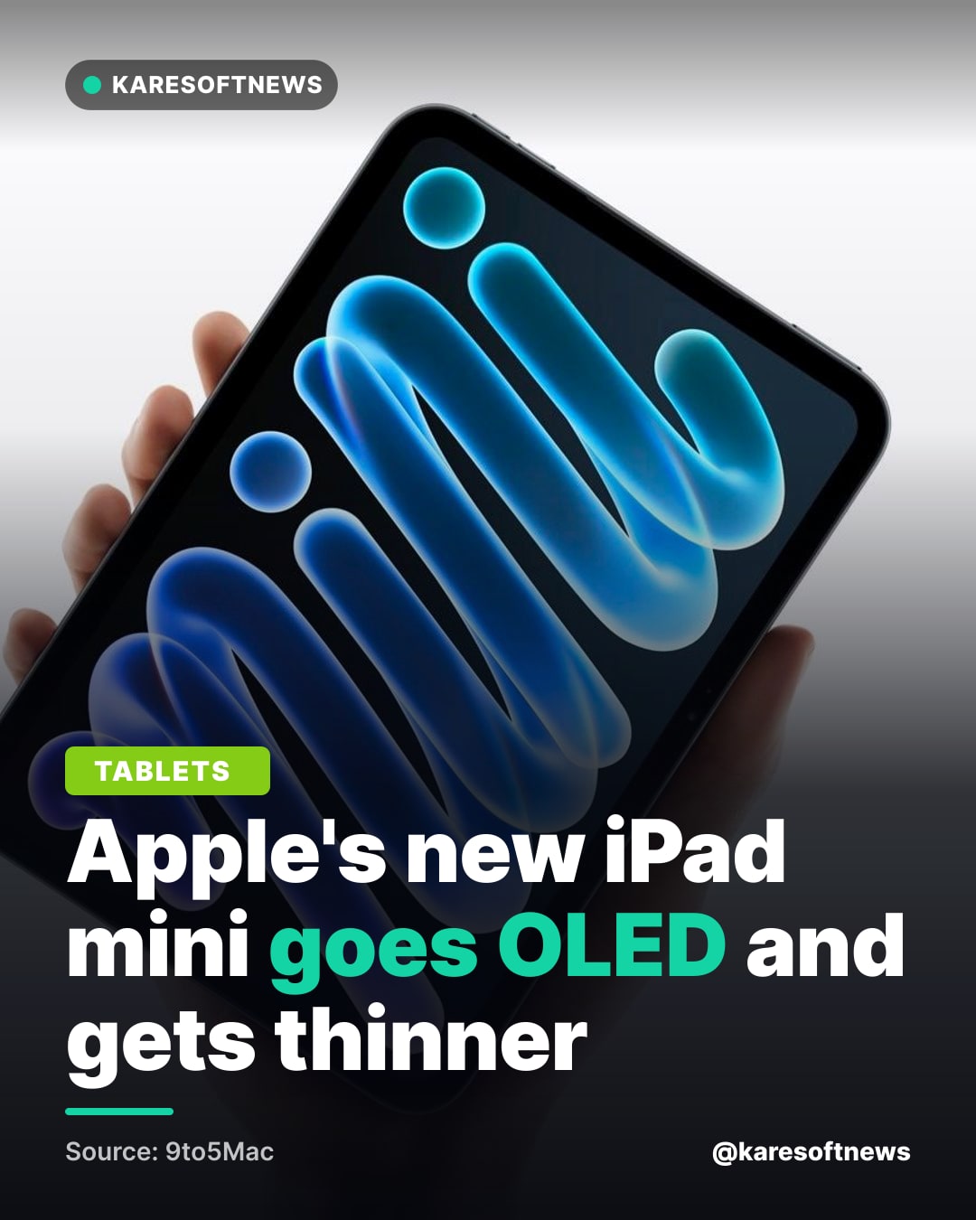 Apple's new iPad mini goes OLED and gets thinner
