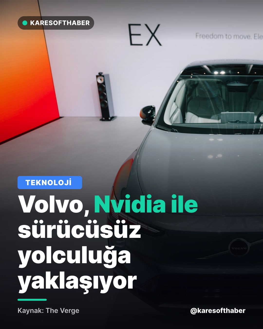 Volvo, Nvidia ile sürücüsüz yolculuğa yaklaşıyor