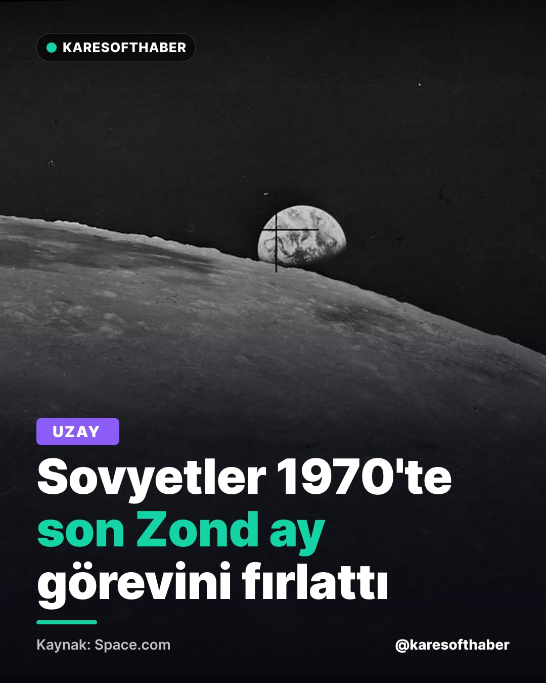 Sovyetler 1970'te son Zond ay görevini fırlattı