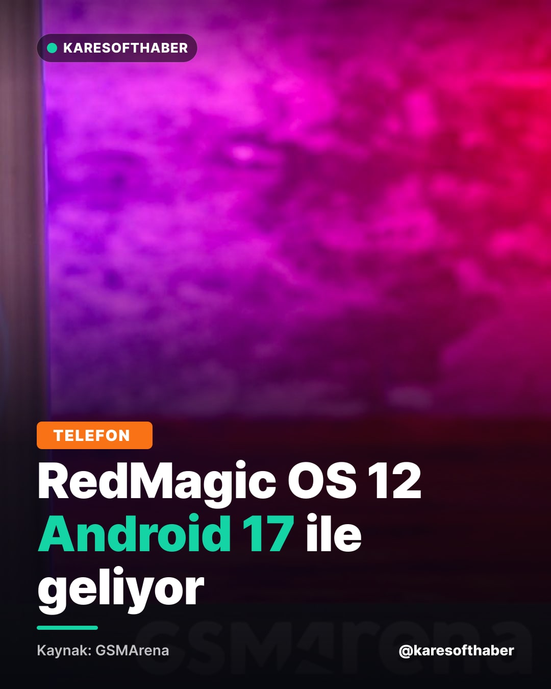 RedMagic OS 12 Android 17 ile geliyor
