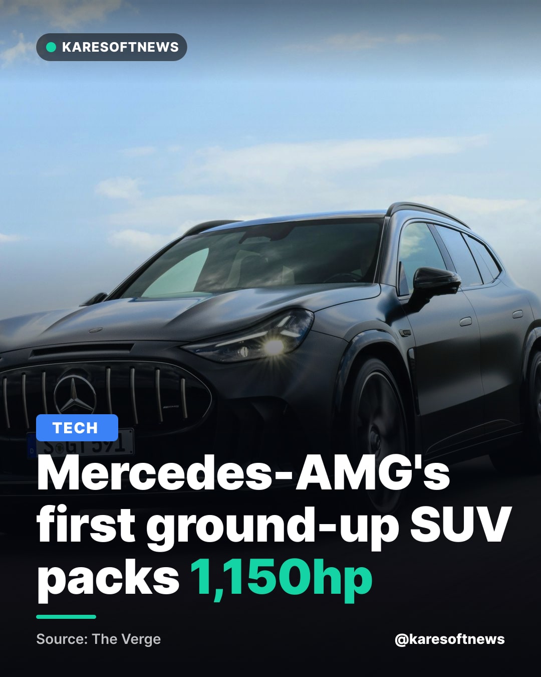 Mercedes-AMG's first ground-up SUV packs 1,150hp