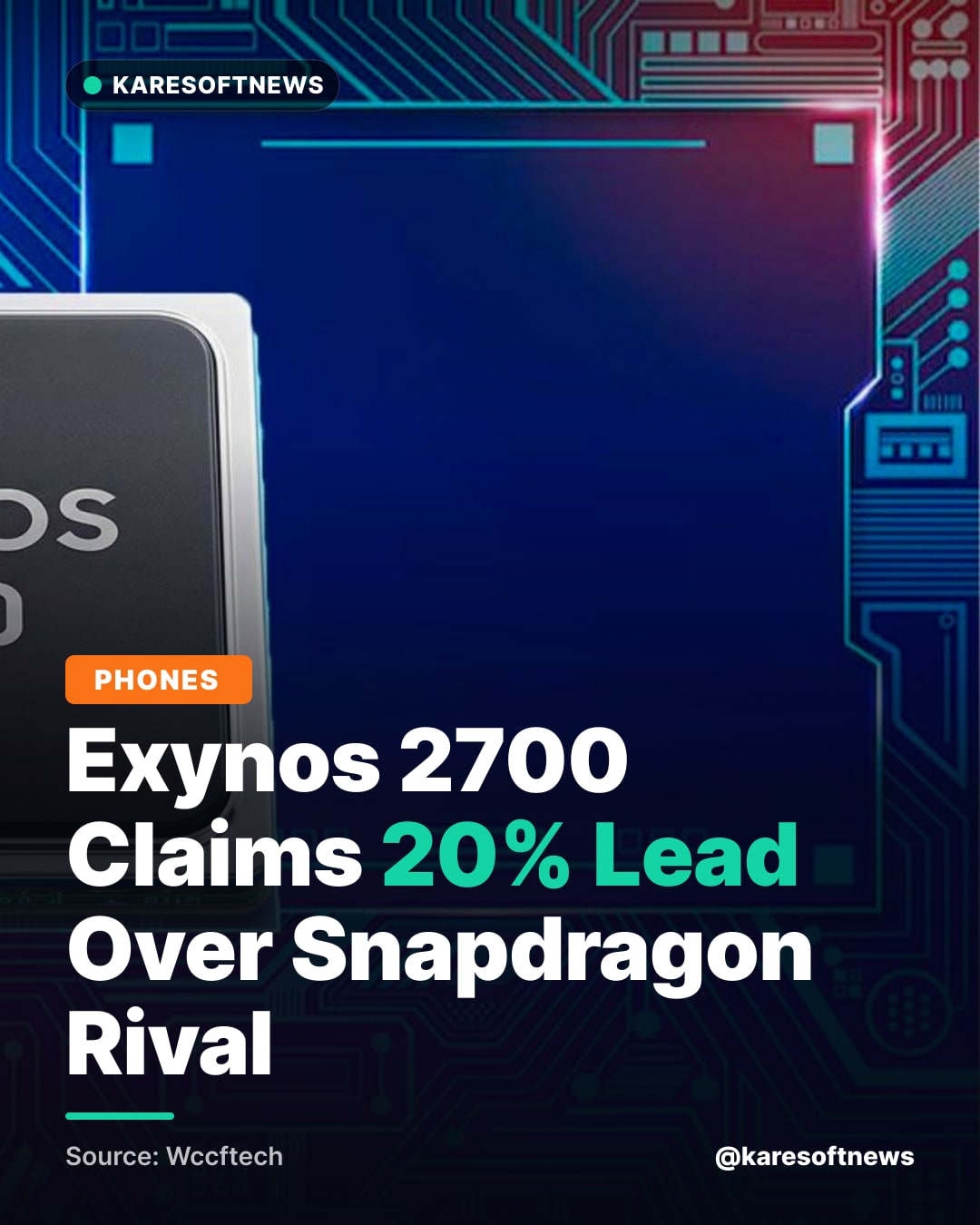 Exynos 2700 Claims 20% Lead Over Snapdragon Rival