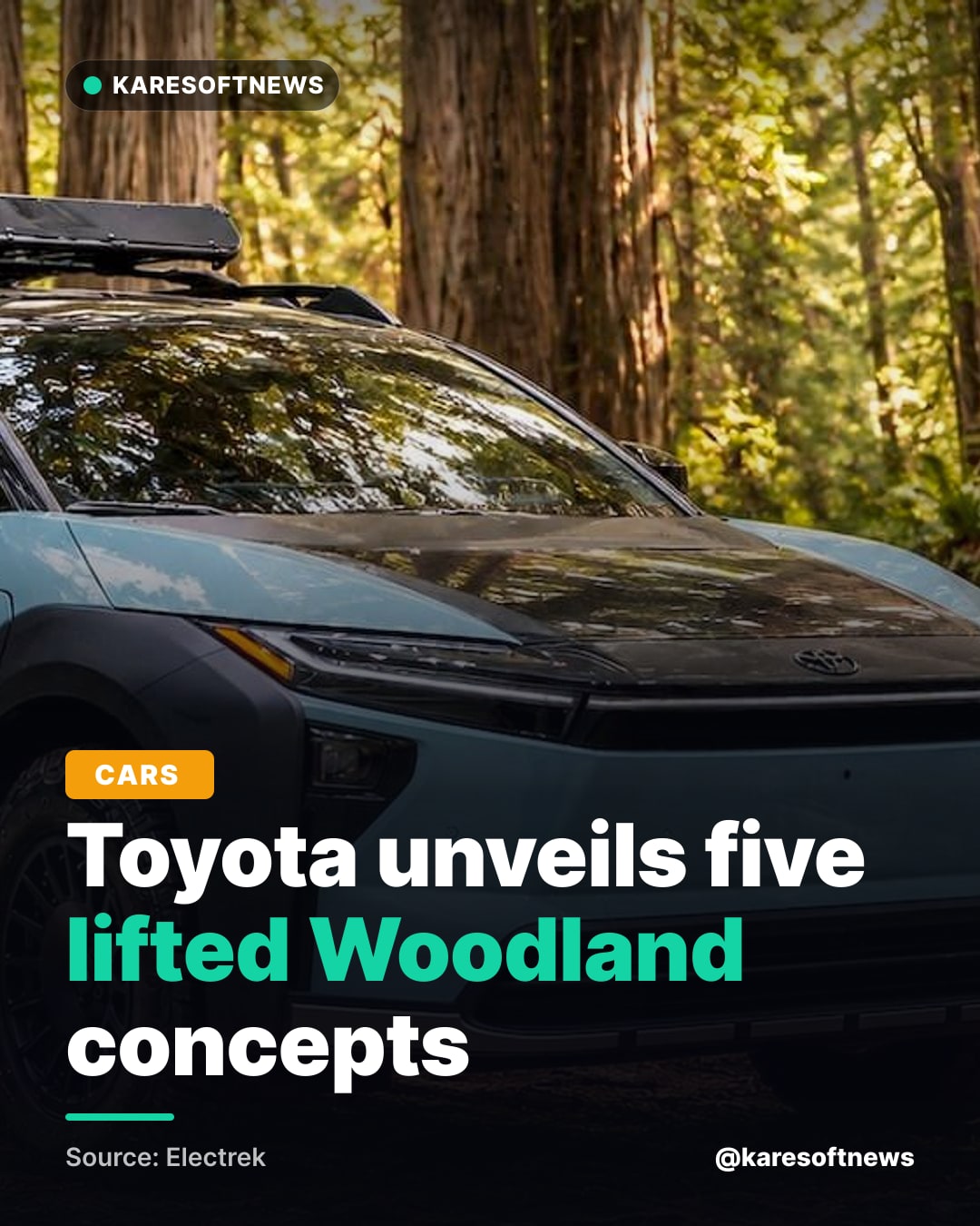 Toyota unveils five lifted Woodland concepts