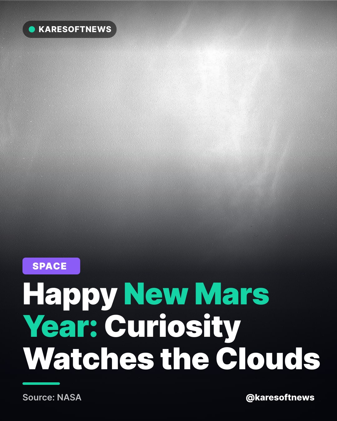 Happy New Mars Year: Curiosity Watches the Clouds