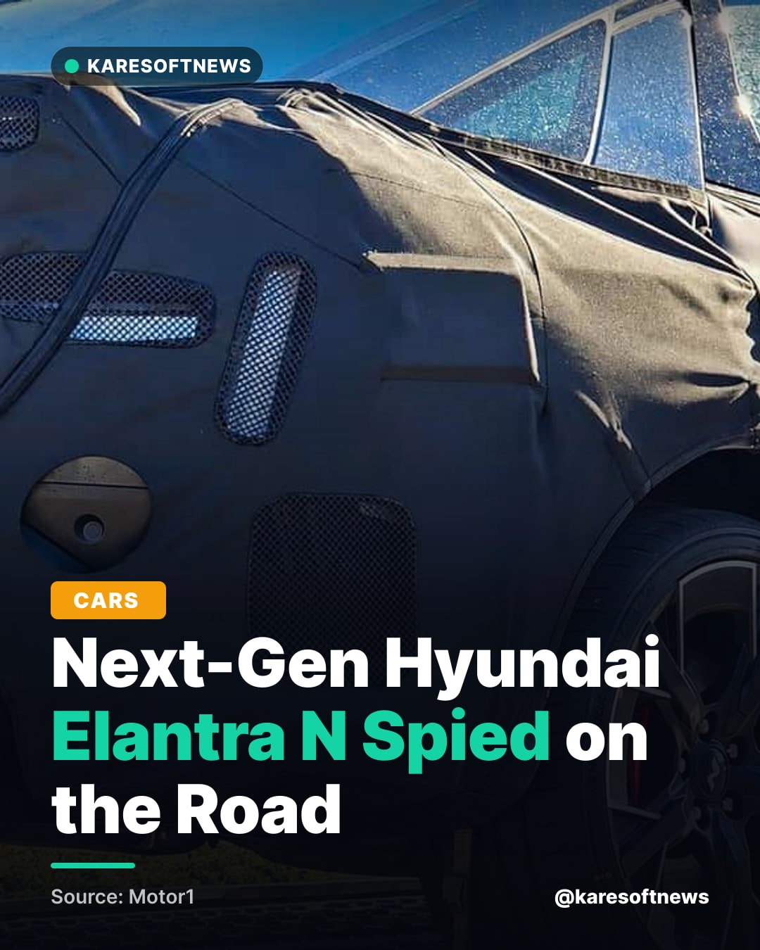 Next-Gen Hyundai Elantra N Spied on the Road