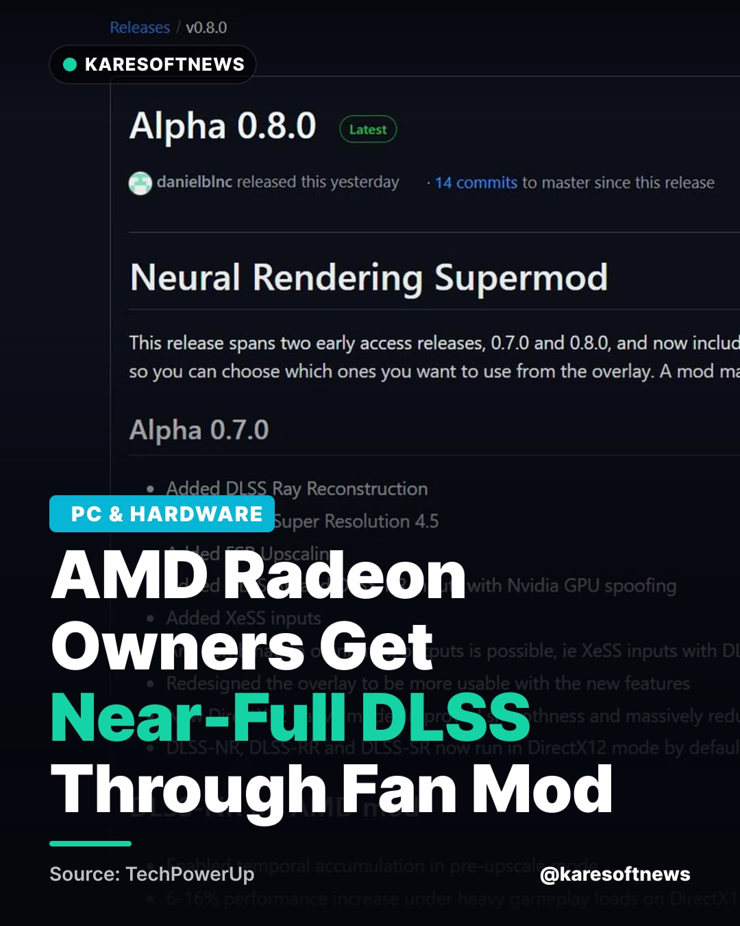AMD Radeon Owners Get Near-Full DLSS Through Fan Mod