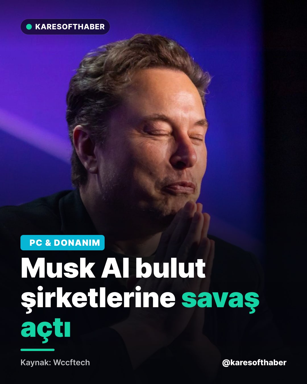 Musk AI bulut şirketlerine savaş açtı