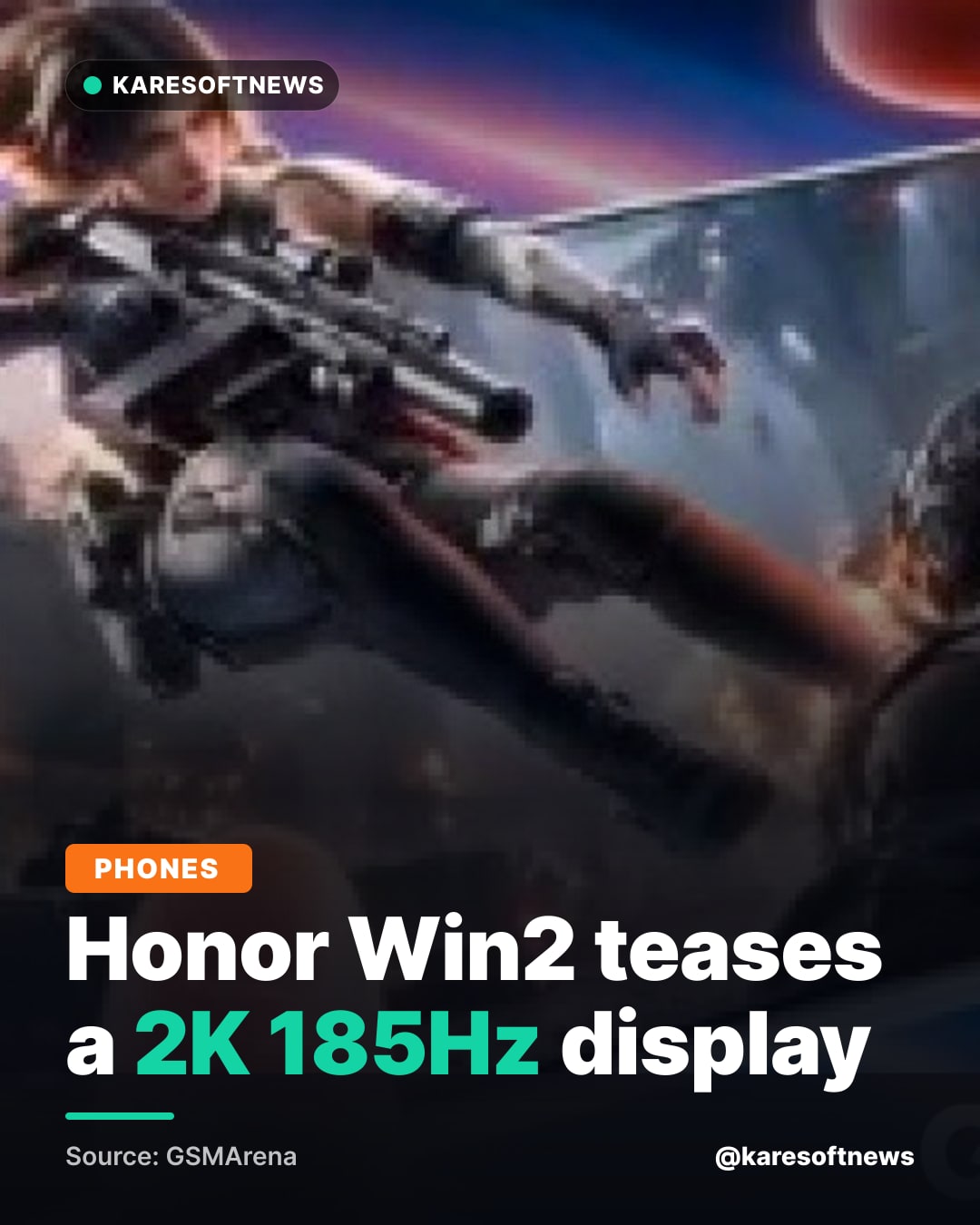 Honor Win2 teases a 2K 185Hz display