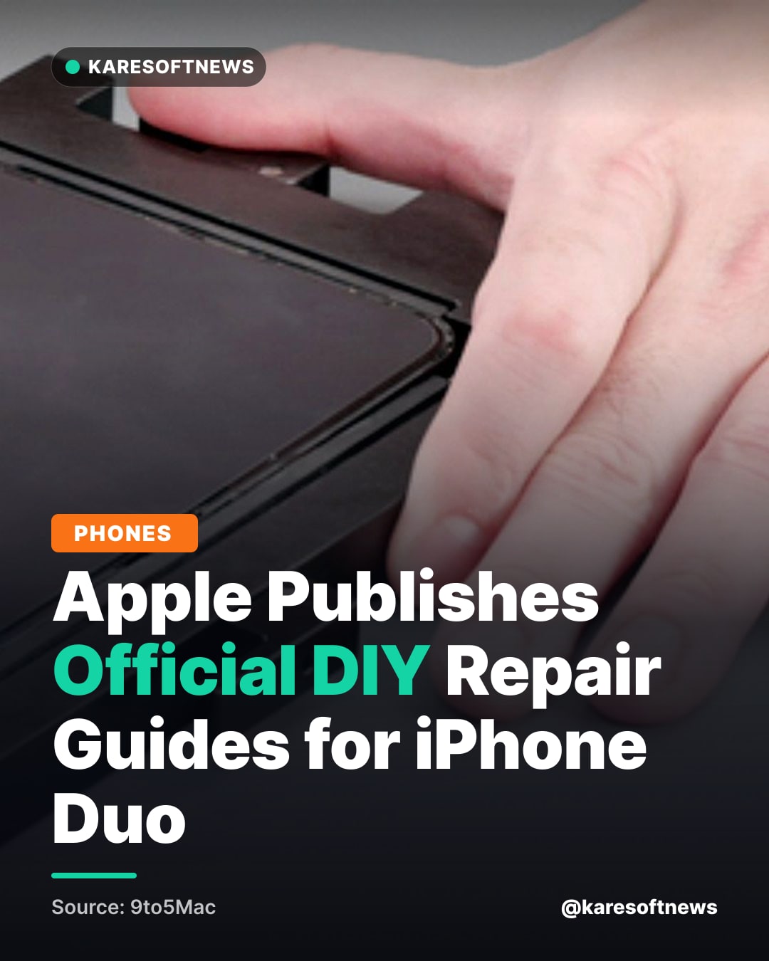 Apple Publishes Official DIY Repair Guides for iPhone Duo
