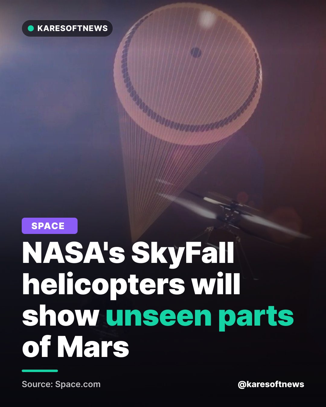 NASA's SkyFall helicopters will show unseen parts of Mars