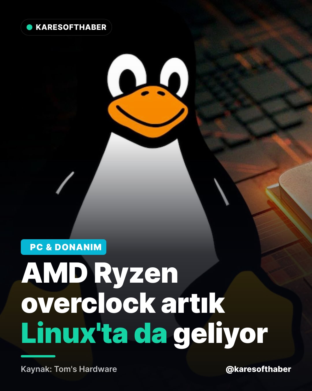 AMD Ryzen overclock artık Linux'ta da geliyor
