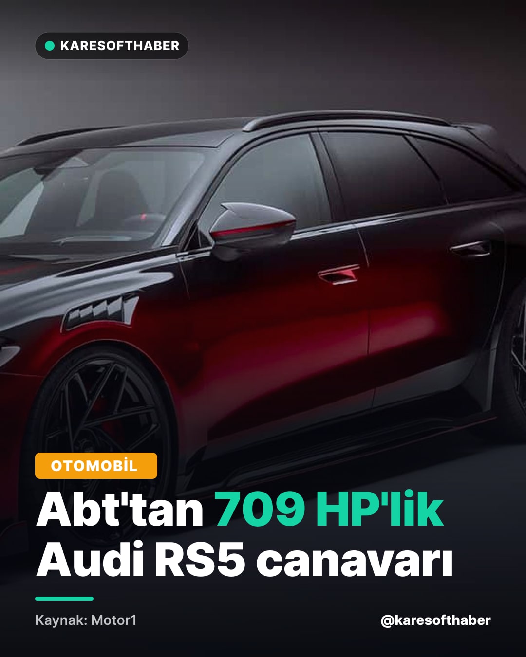 Abt'tan 709 HP'lik Audi RS5 canavarı
