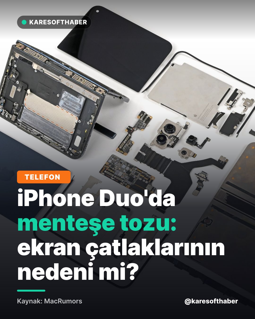 iPhone Duo'da menteşe tozu: ekran çatlaklarının nedeni mi?