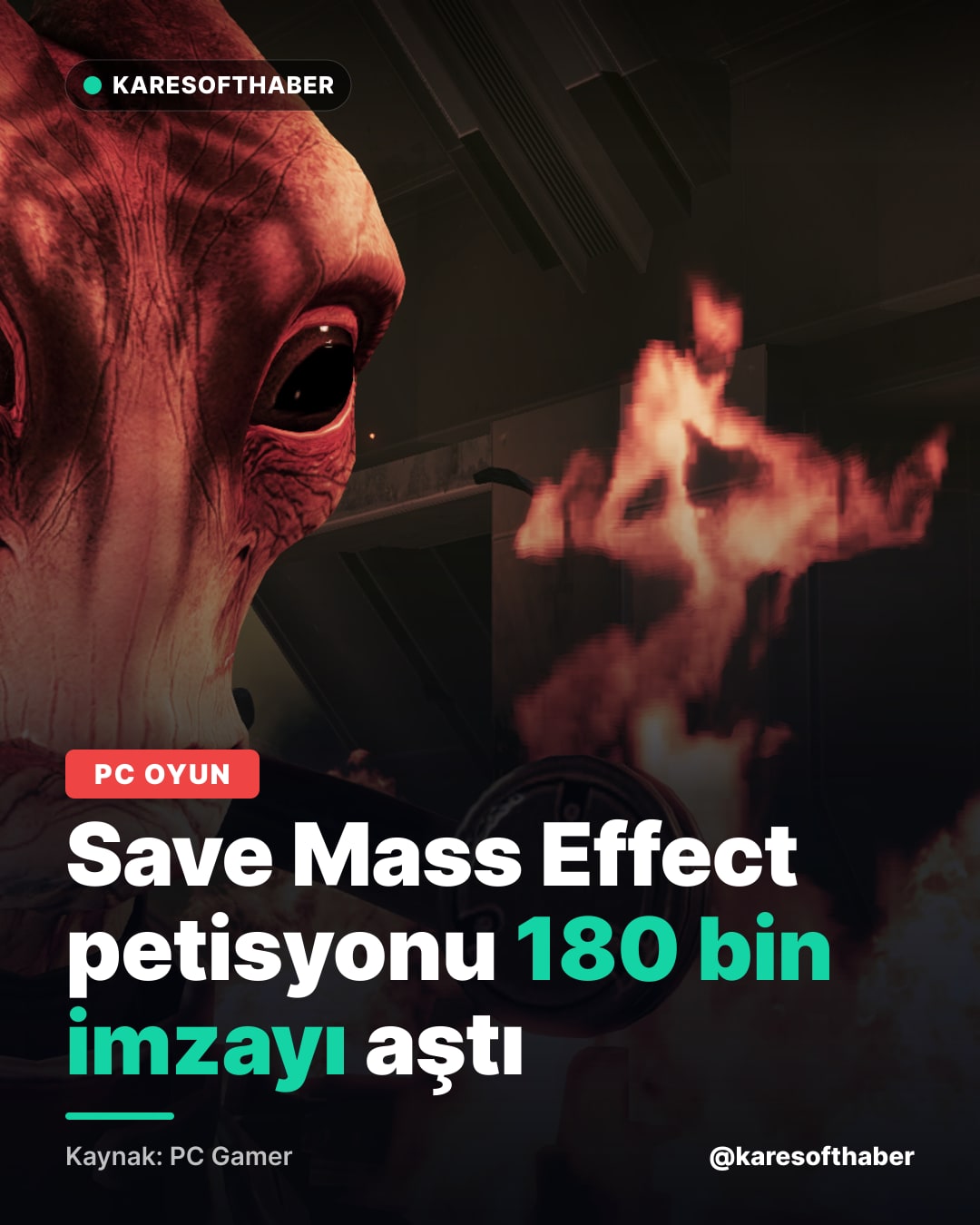Save Mass Effect petisyonu 180 bin imzayı aştı