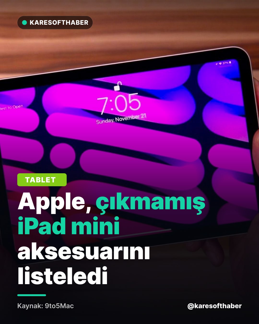 Apple, çıkmamış iPad mini aksesuarını listeledi