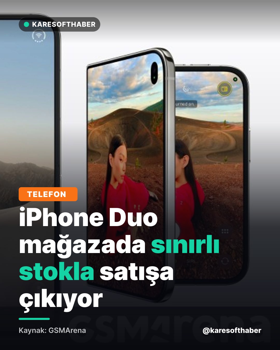 iPhone Duo mağazada sınırlı stokla satışa çıkıyor