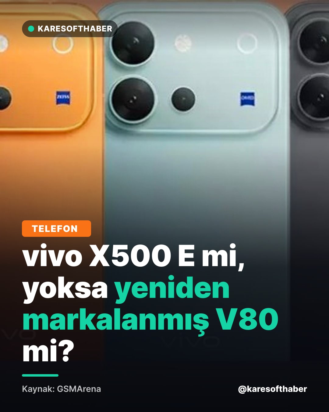 vivo X500 E mi, yoksa yeniden markalanmış V80 mi?