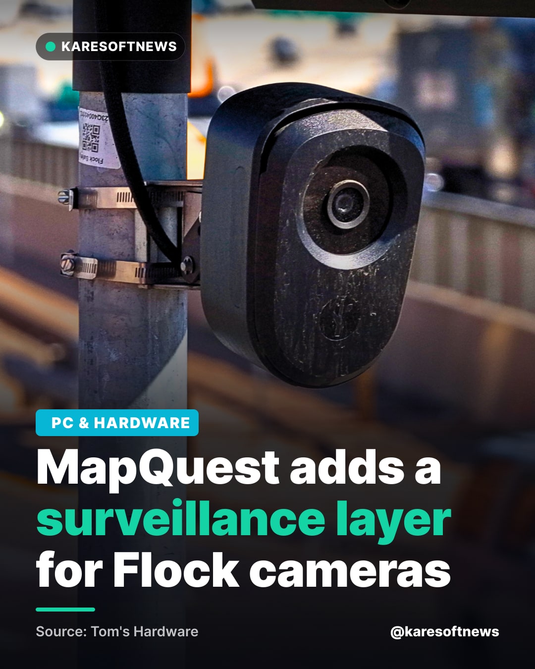MapQuest adds a surveillance layer for Flock cameras