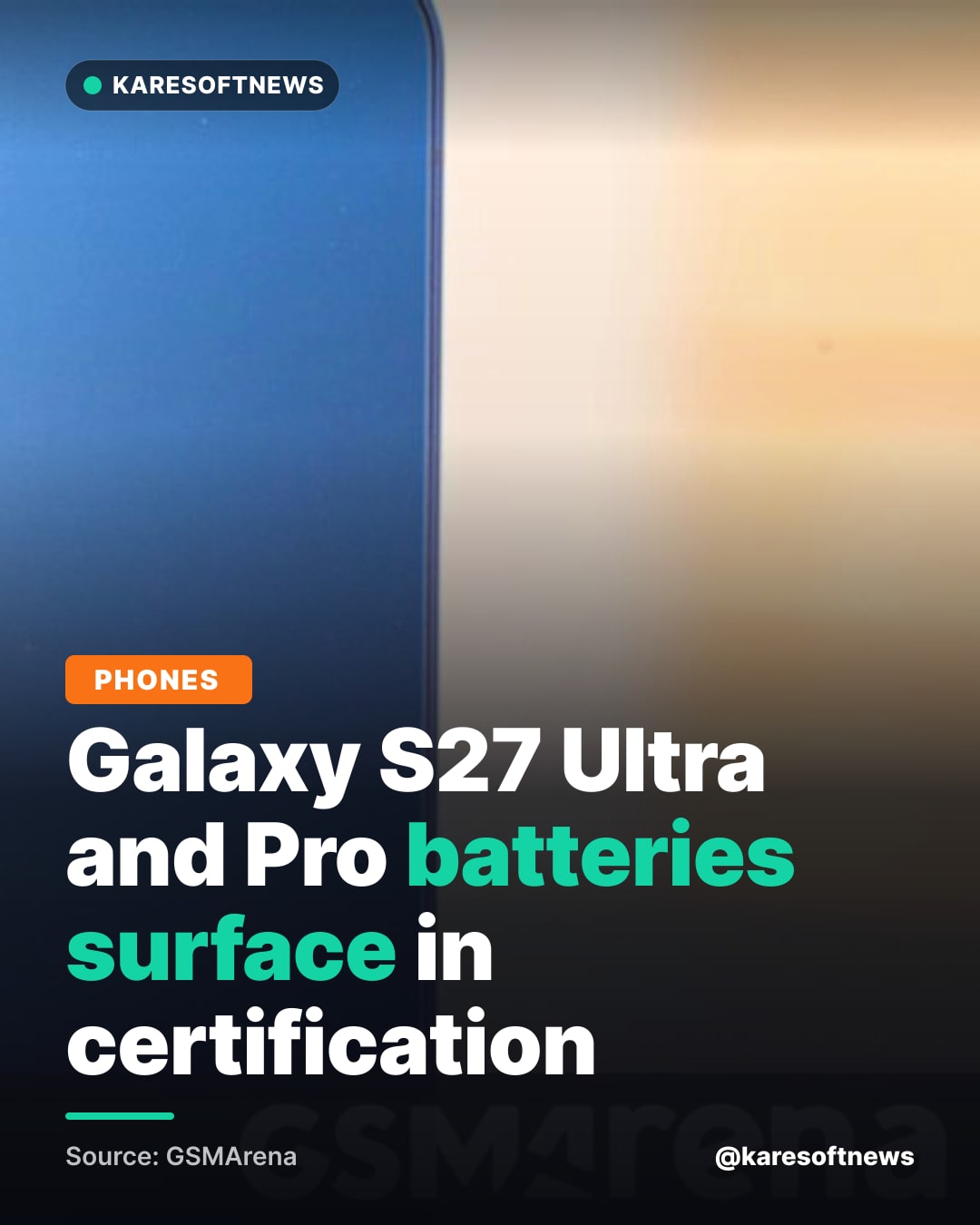 Galaxy S27 Ultra and Pro batteries surface in certification