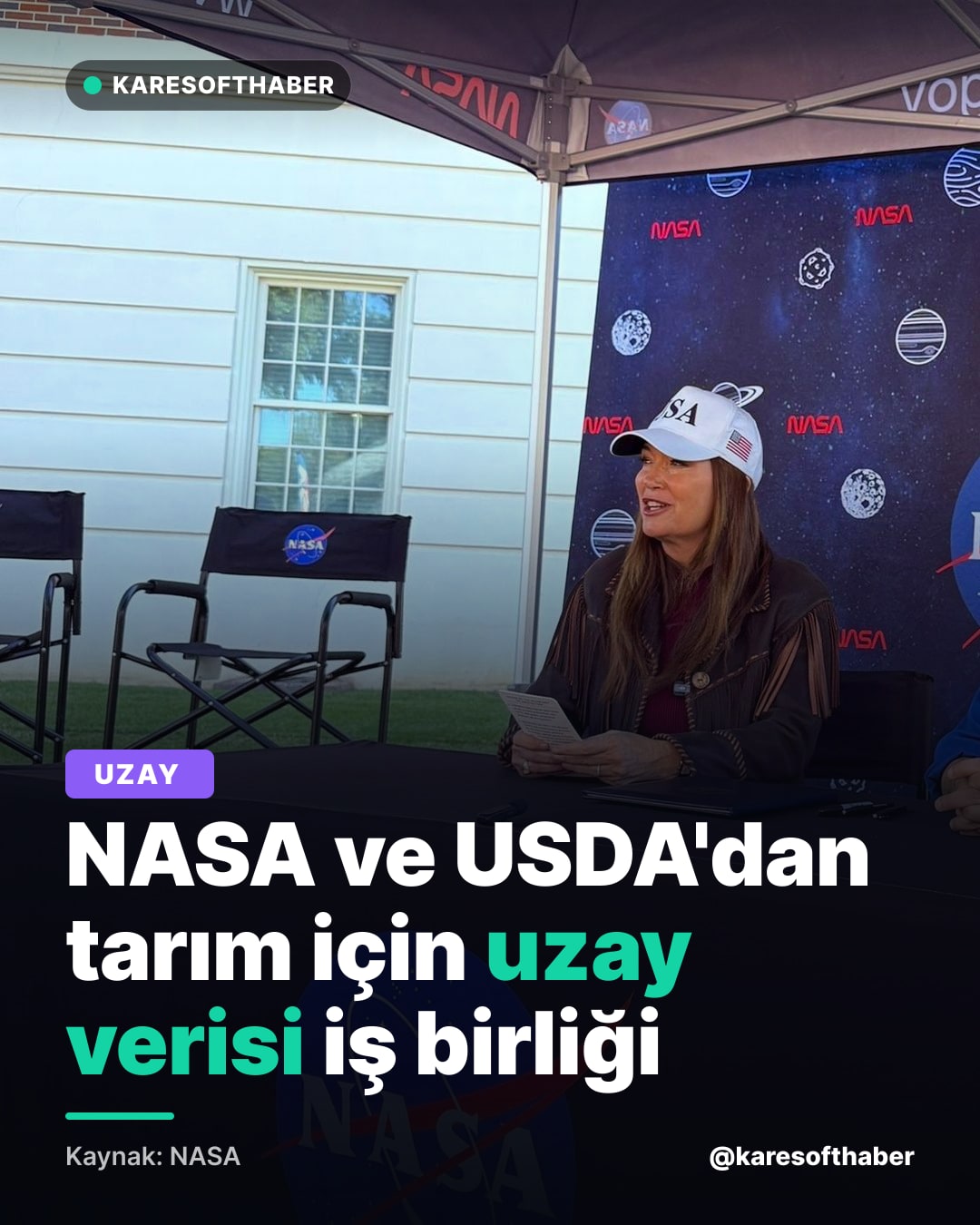 NASA ve USDA'dan tarım için uzay verisi iş birliği