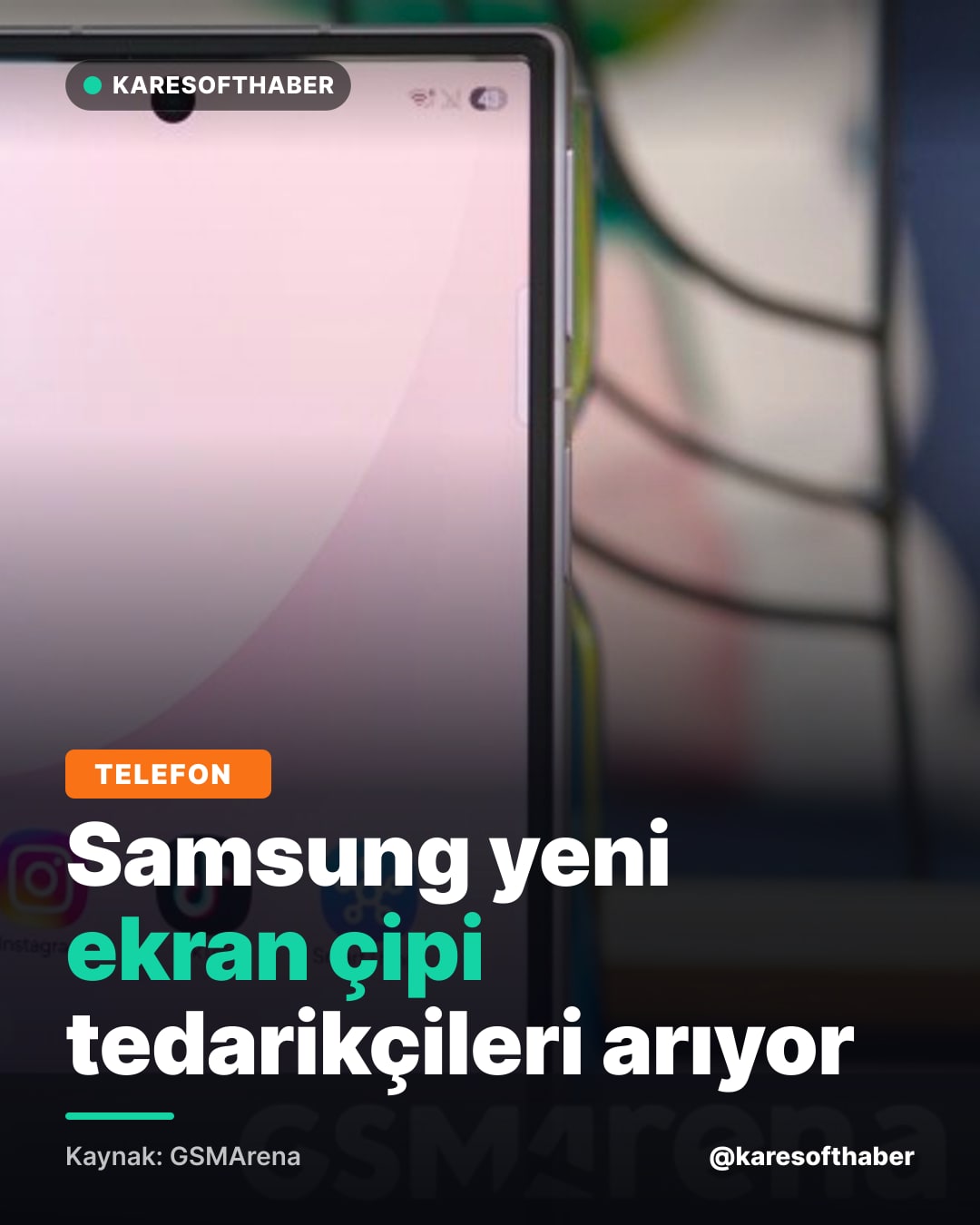 Samsung yeni ekran çipi tedarikçileri arıyor