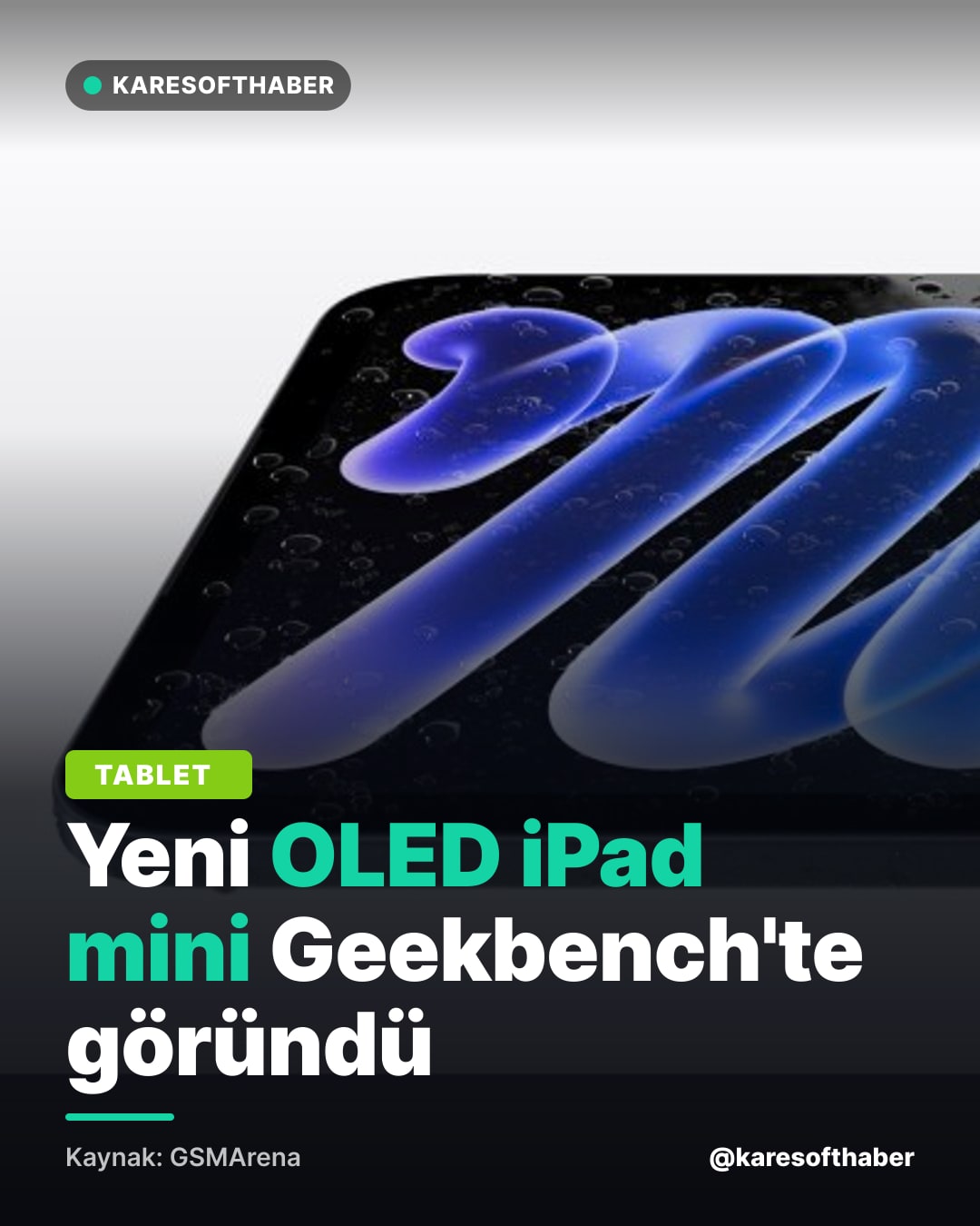 Yeni OLED iPad mini Geekbench'te göründü