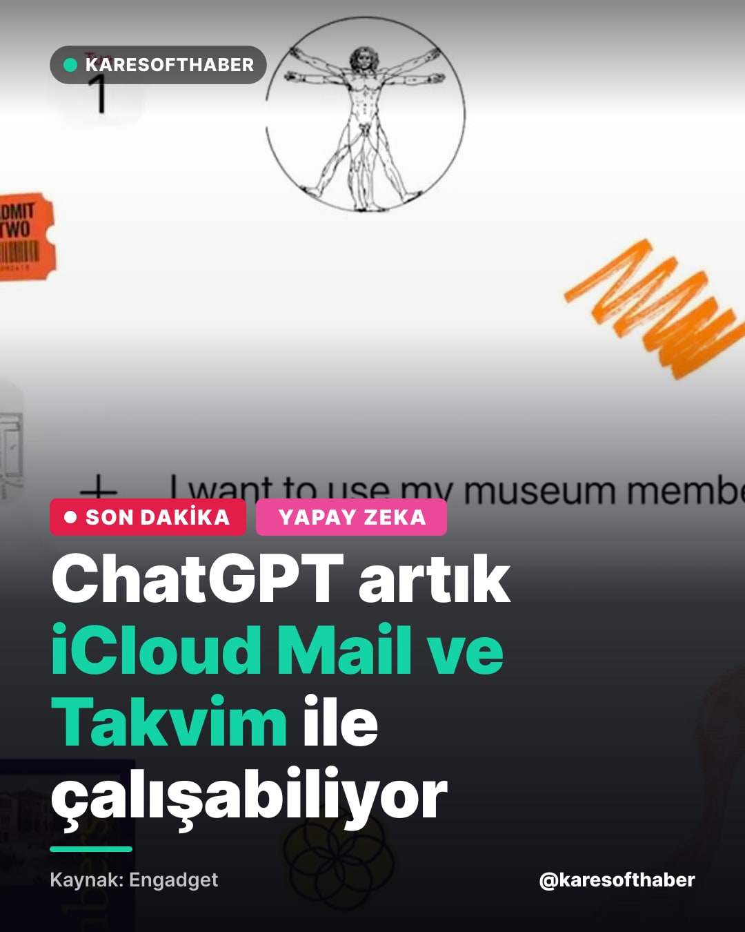 ChatGPT artık iCloud Mail ve Takvim ile çalışabiliyor