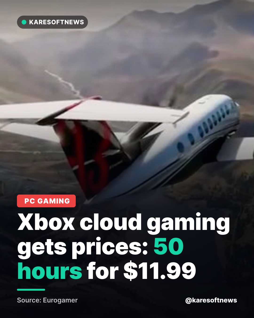 Xbox cloud gaming gets prices: 50 hours for $11.99